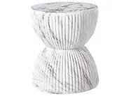 Miza za shranjevanje OCCHITO 36 cm 36 cm Beli marmor_1192802