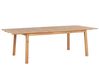Ausziehbarer Gartentisch CESANA 180/240 cm 100 cm Akazienholz Hellbraun