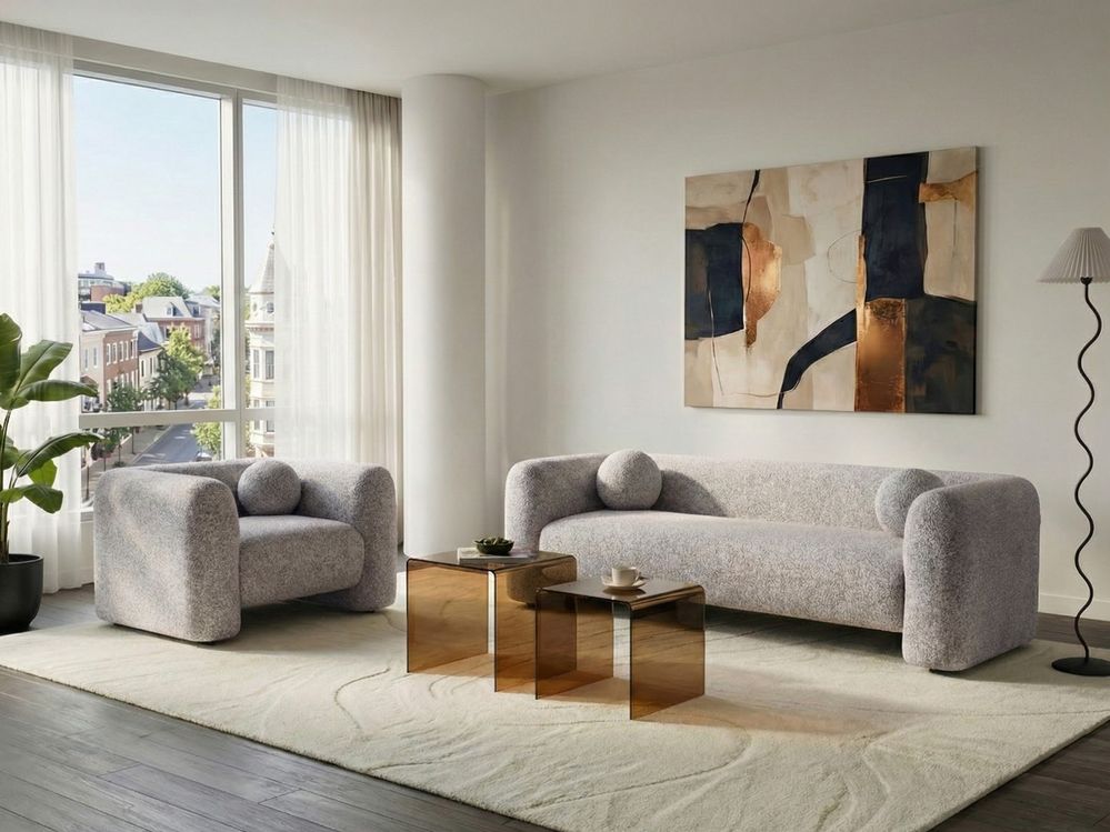 Bankenset 4-zits LEIREN Beige