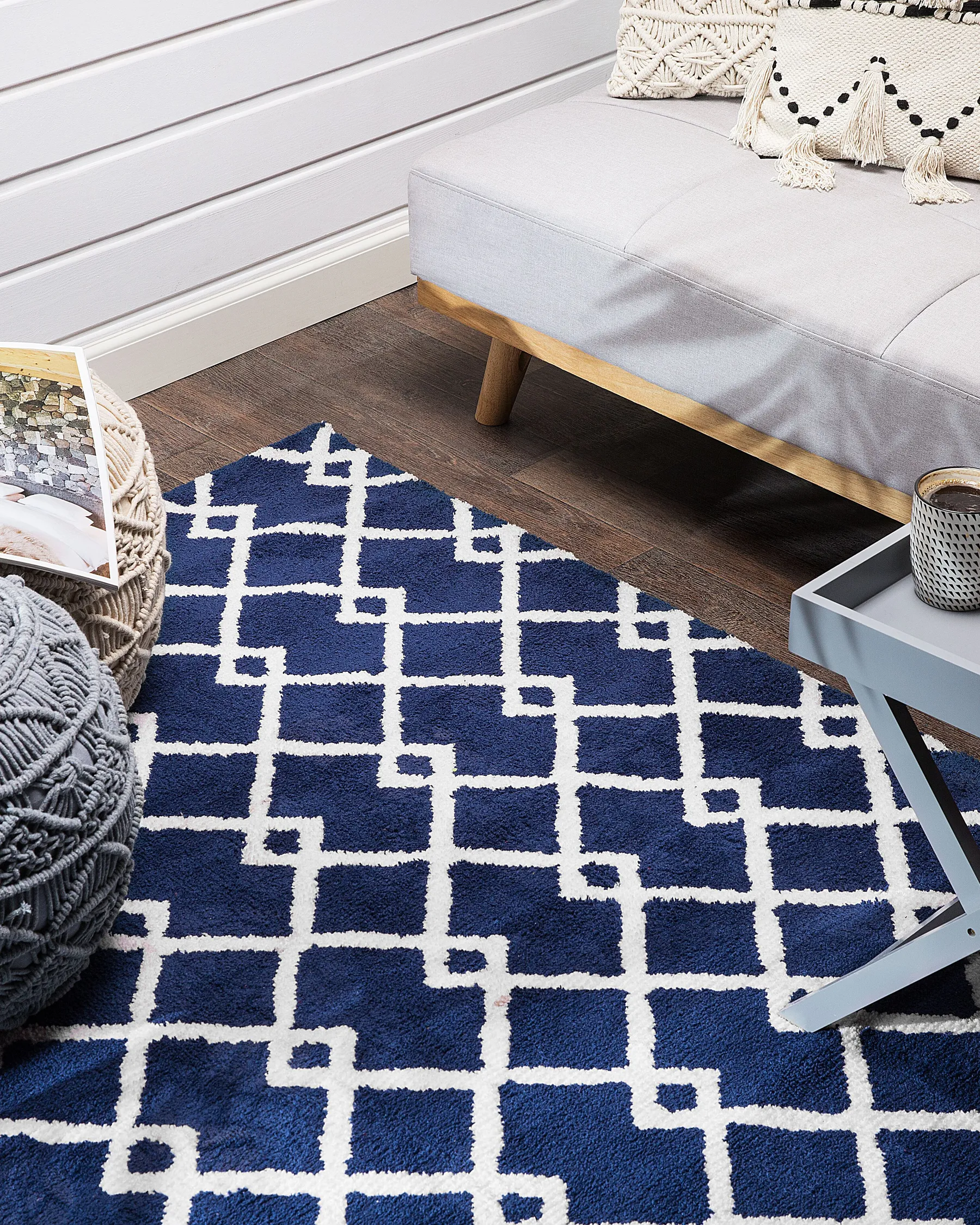 Rug SERRES Blue 160 x 230 cm_688012
