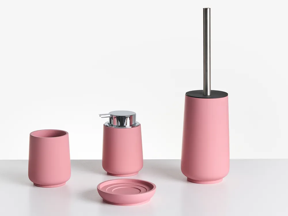 Badaccessoires Set 4-teilig SUCHES Rosa