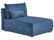 Modular Corner Sofa NERBO Fabric Blue Right Hand_1034973