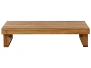 Lounge Set mit Tisch 5-Sitzer MARETTIMO zertifiziertes Akazienholz Cremeweiß_953784