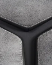 Office Chair FORMULA Faux Leather Grey_187656