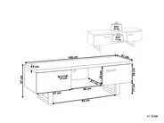 TV-Möbel TIMBER Dunkelbraun_816499