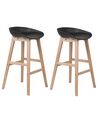 Set mit 2 Barstühlen MICCO Schwarz