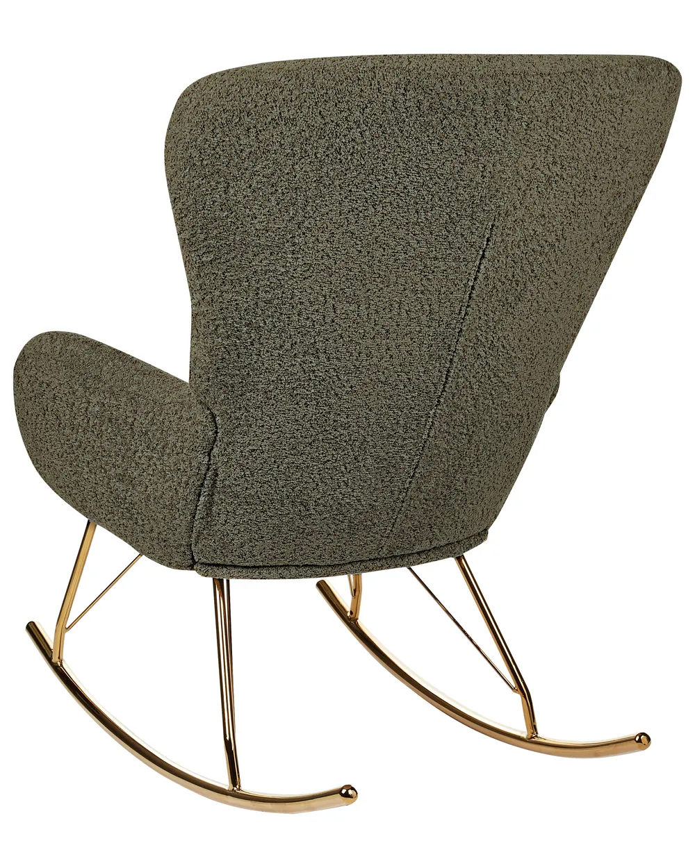 Schaukelsessel ANASET Bouclé Dunkelgrün_914711