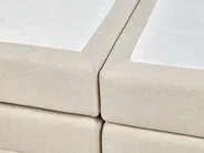 Boxspringbett mit Stauraum ARISTOCRAT Stoff Hellbeige 160 x 200 cm_873606