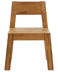 Gartenstuhl 2er Set LIVORNO Akazienholz Braun_826017