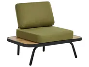 Garden Lounge Set with Table 4 Seater MINOZZO Certified Acacia Wood Olive Green_953385