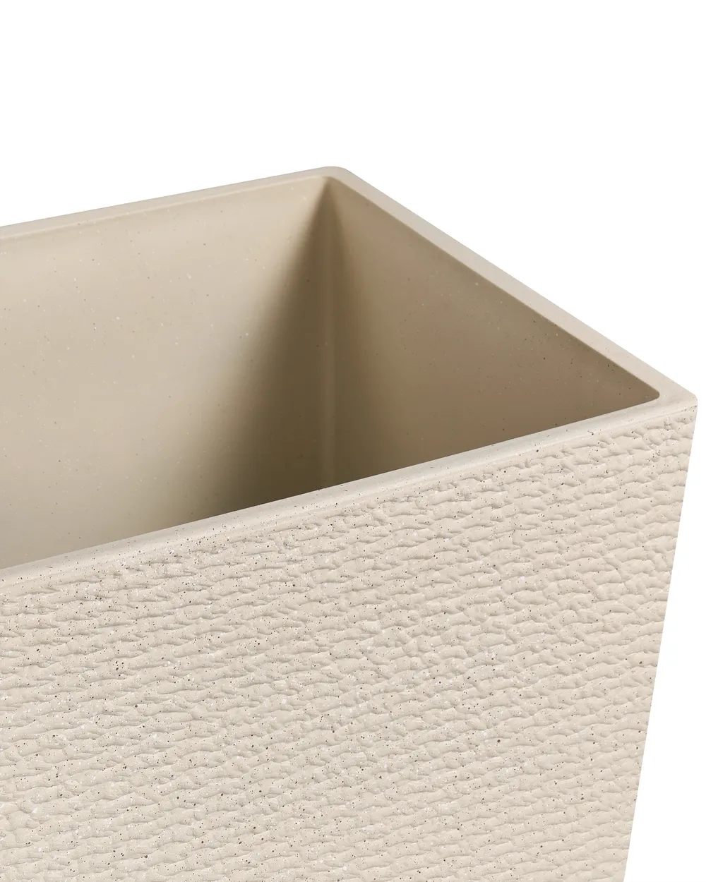 Set of 2 Plant Pots CYRODALIS 42 cm Beige_1133043