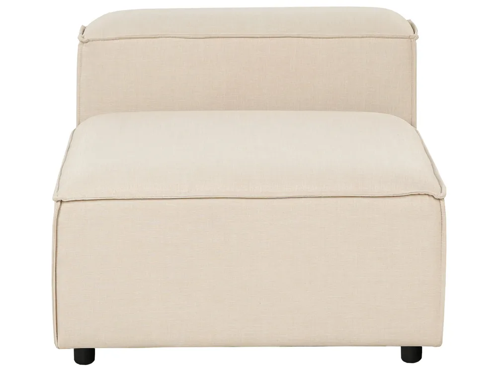 Modul Ecksofa 4-Sitzer ARDAL Stoff Beige rechtsseitig_947926