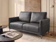Sofa 2-Sitzer CILENS Stoff Schwarz_1120339