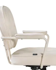 Desk Chair PARAMUS Fabric Off-White_1007095