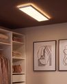 LED Deckenlampe ARDENZA mit Fernbedienung mit Dimmer Silber