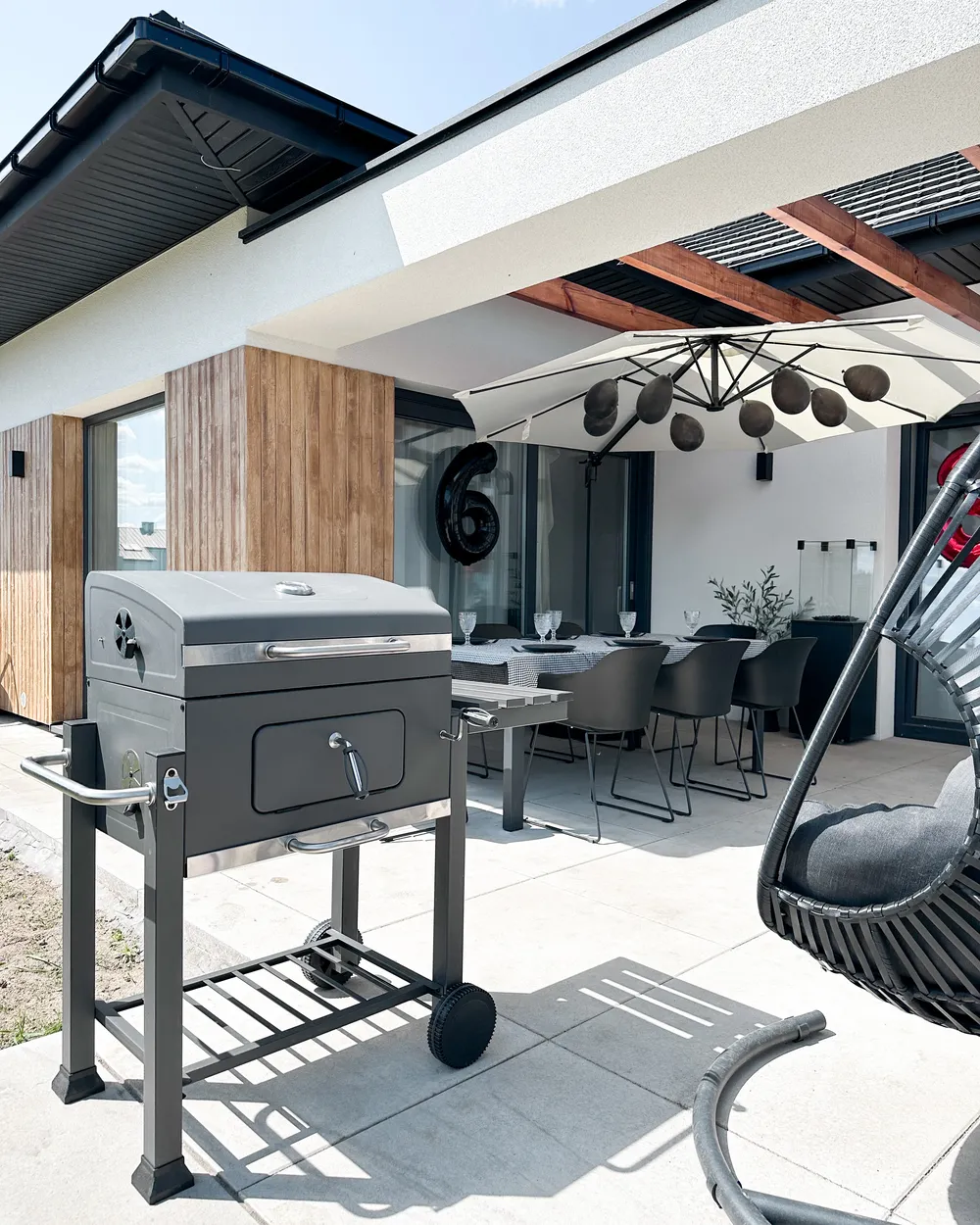Holzkohlegrill PAVLOF Metall Schwarz_884822