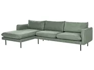 Corner Sofa 4 Seater VINTERBRO Fabric Light Green Right Hand_906744