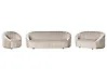 Sofa Set 6-Sitzer MALUNG Samtstoff Beige