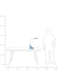 LED Desk Lamp VELA with Dimmer Blue_1019217