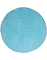 Shaggy-Teppich DEMRE Hellblau ø 140 cm