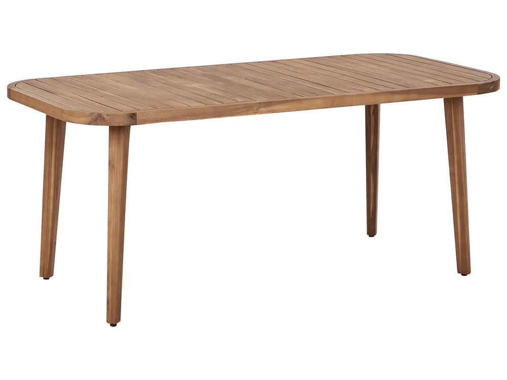 Gartenmöbel Set 4-Sitzer PARAGGI zertifiziertes Akazienholz Dunkelbraun_928537