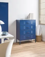 Chest of Drawers ENAGO Metal Navy Blue_1080517