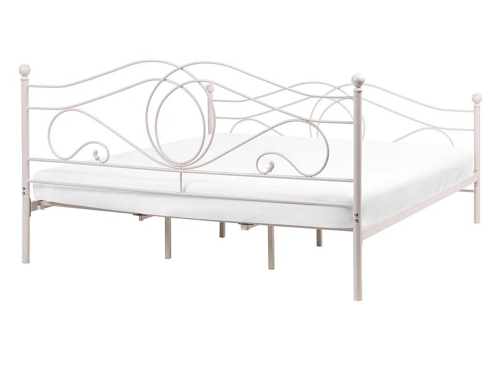 Bed Metaal LYRA 180 x 200 cm Lichtbeige_1162044