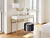 Pouf mit Stauraum ELGIN Samtstoff Schwarz