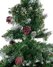 Künstlicher Weihnachtsbaum LED PALOMAR 180 cm Dunkelgrün_782974