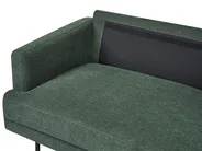 Ecksofa 4-Sitzer BREDA Stoff Dunkelgrün linksseitig_885967