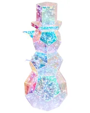 Weihnachtsdekoration LED ARCTICA 43 cm Schneemann Bunt_950254