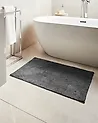 Badematte GOELA Schwarz 60 x 90 cm Baumwolle