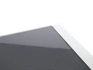 Garden Dining Table BACOLI 210 cm 90 cm Glass Off-White_863663