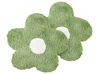 Dekokissen 2er Set SORREL Baumwolle 30 x 30 cm Grün Blume