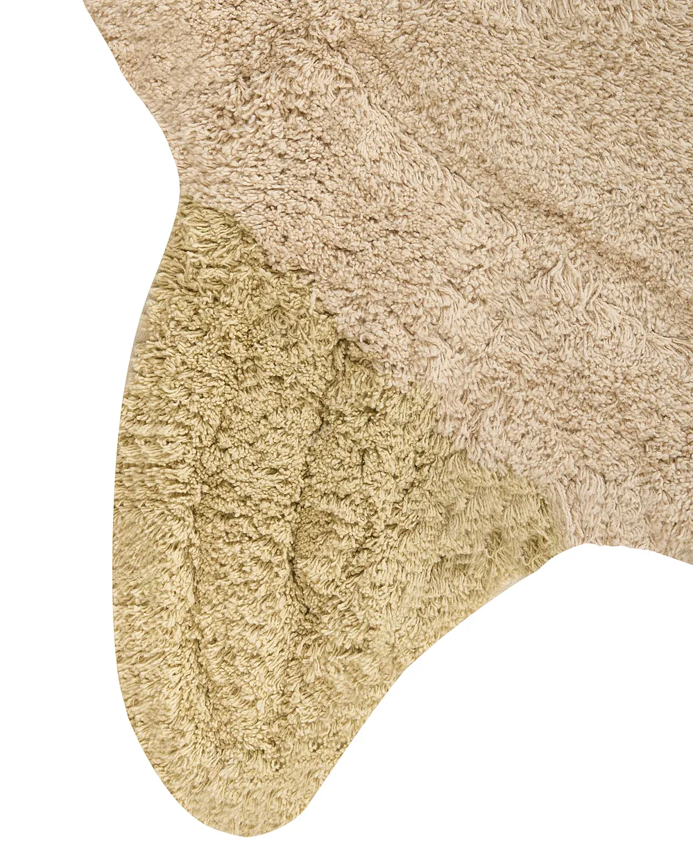 Kids Rug TORTIE  Beige 110 x 130 cm Cotton_1135338