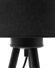 Set of 2 Table Lamps TOBOL Ash Wood Black_763040