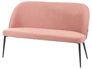 Esszimmerbank 2-Sitzer OSBY Stoff Rosa_929159