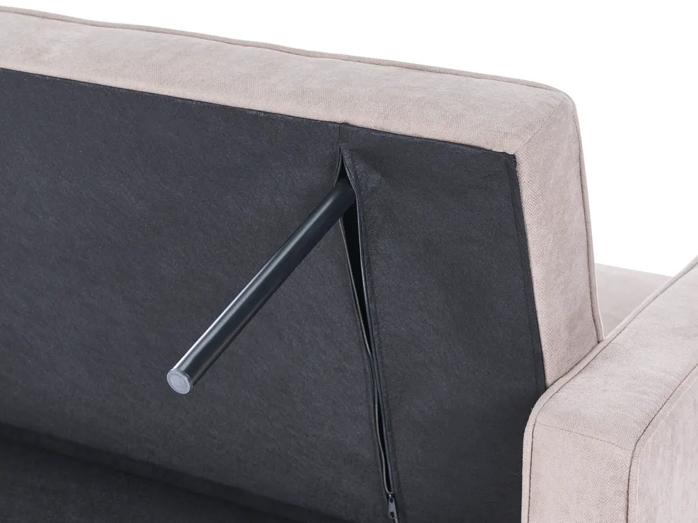 Schlafsofa 3-Sitzer GLOMMA Stoff Taupe_1059617