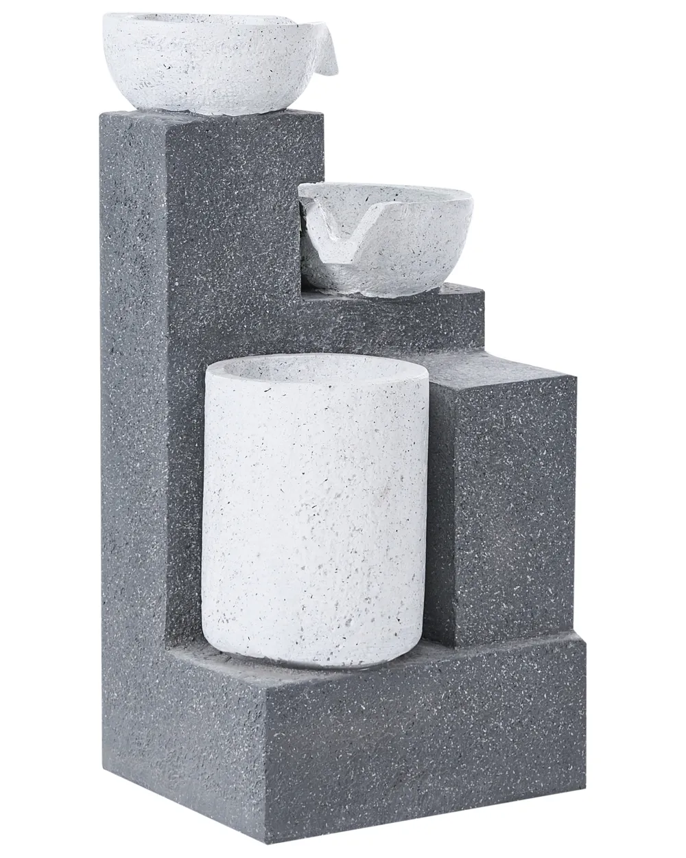 Gartenbrunnen LED NAGAMI Grau_1059548