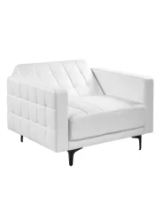 Fauteuil ABERDEEN Kunstleer Wit_1038781