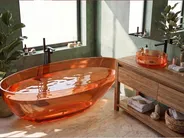 Freestanding Bathtub BLANCARENA 1700 x 780 mm Light Red_1149635