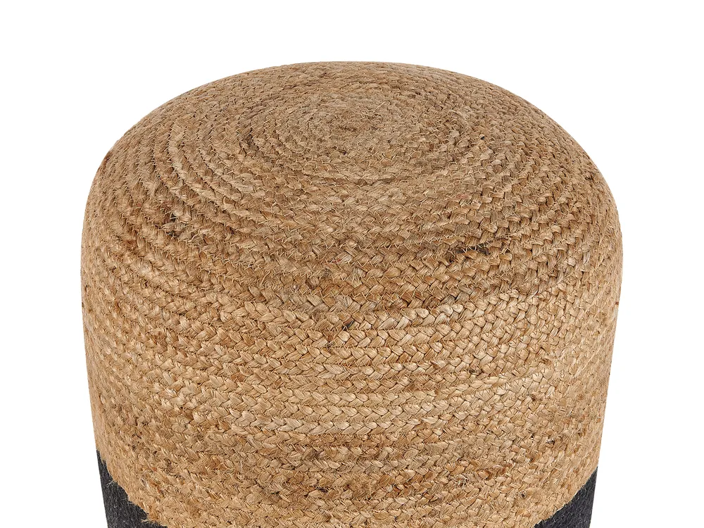 Pouffe DALAMA Jute Black_824356