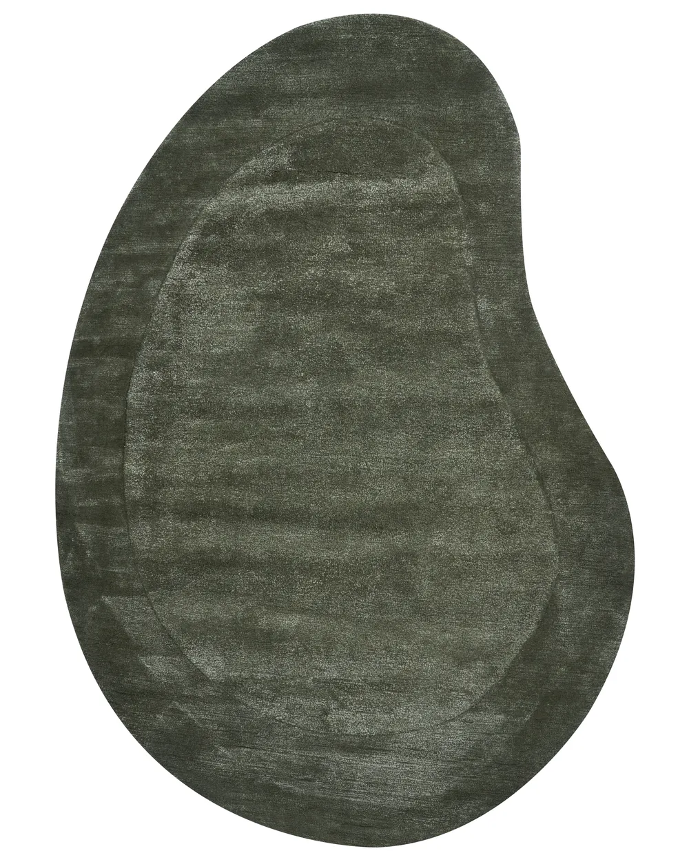 Teppich MASSO Dunkelgrün 160 x 230 cm Viskose