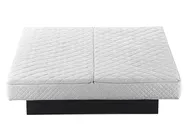 Waterbed Boucle ROISEL 160 x 200 cm (EU King Size) Light Beige_937788