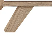 Sideboard mit 2 Türen FORESTER Braun / Weiß_797391