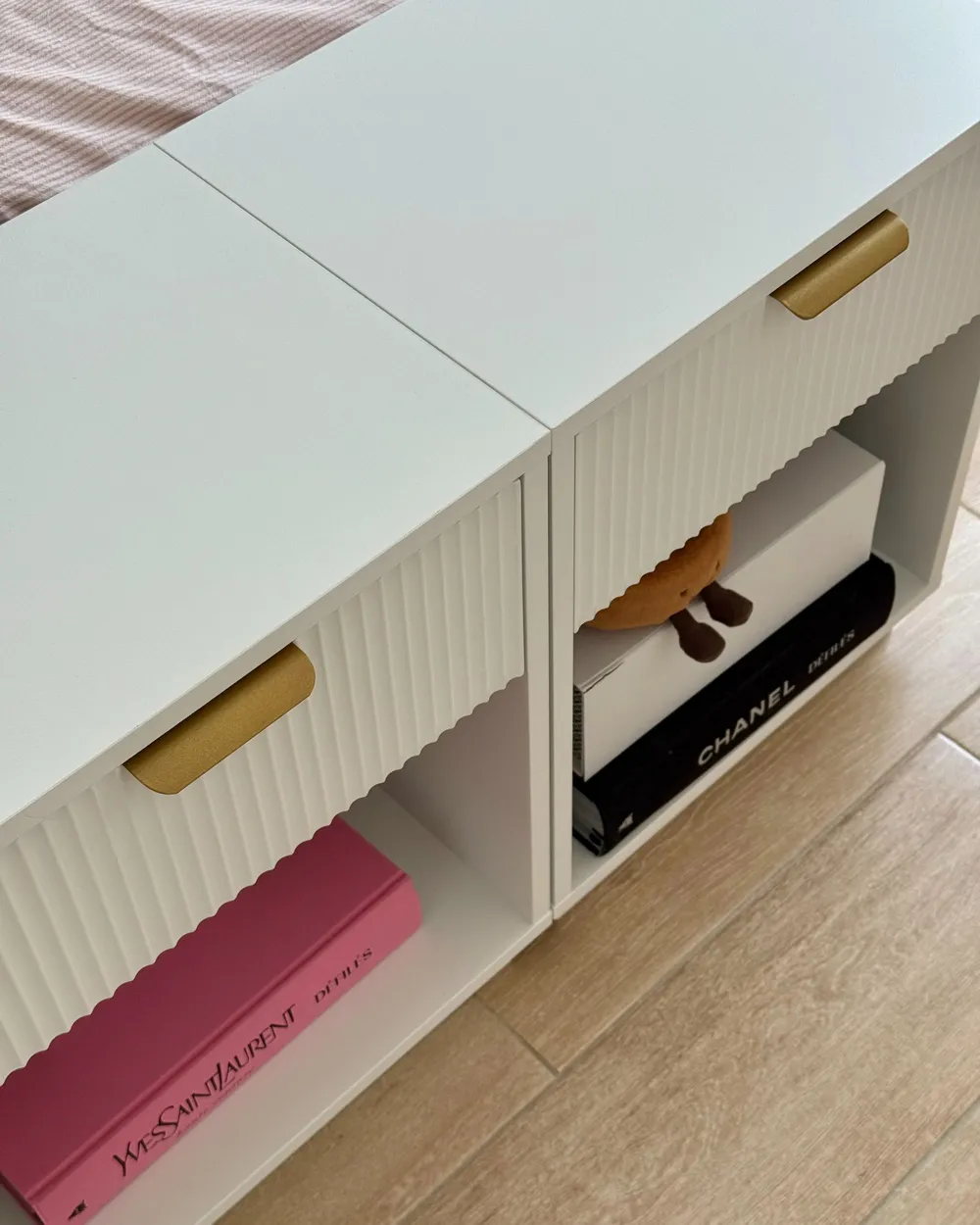 Set of 2 Bedside Tables SUMMERVILLE White_1044247
