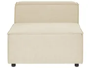 Modular Corner Sofa 2 Seater APRICA Faux Linen Beige Right Hand_856945