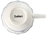 20-Piece Dinnerware Set BAY LEAF Porcelain White/Blue_1191740