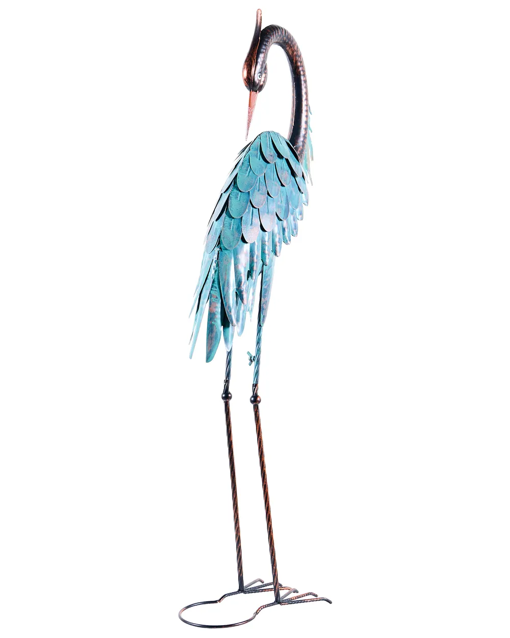 Gartenfigur 2er Set MALOLOS Reiher Blau_1083057