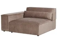 Modular Sofa 2 Seater HELLNAR Fabric Light Brown_912209